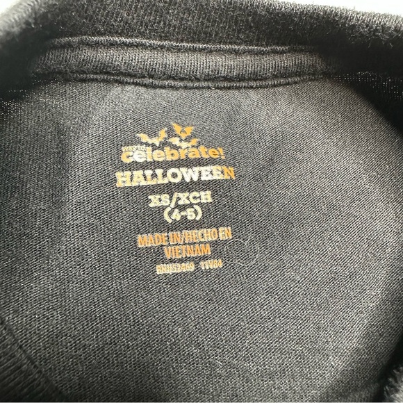 Celebrate! Halloween T-Shirt Black & Orange Size 5 - Picture 9 of 16